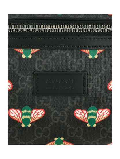 Gucci Bestiary Bees Belt Bag Black