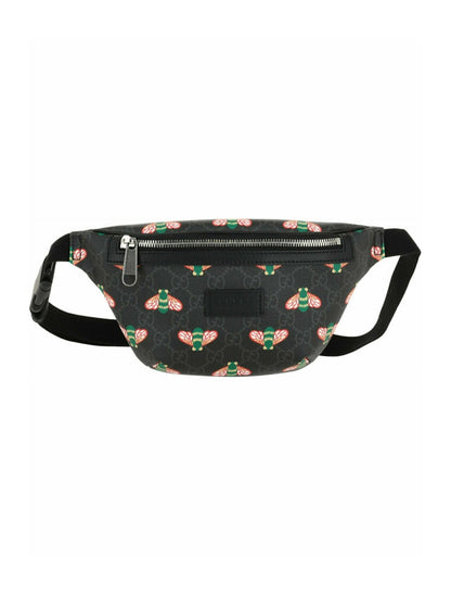 Gucci Bestiary Bees Belt Bag Black