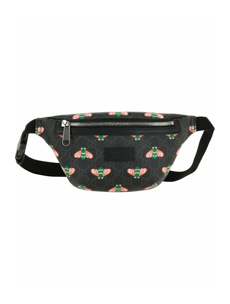 Gucci Bestiary Bees Belt Bag Black