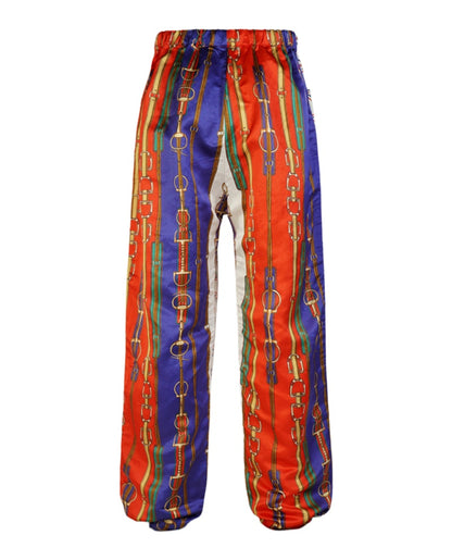 Gucci Bi-Material Jogging Pants Ivory/Red