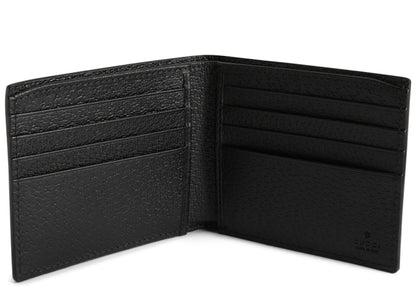 Gucci Bifold Wallet Animalier Bee Black