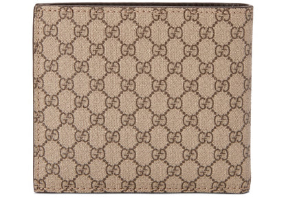 Gucci Bifold Wallet GG Supreme Beige/Ebony