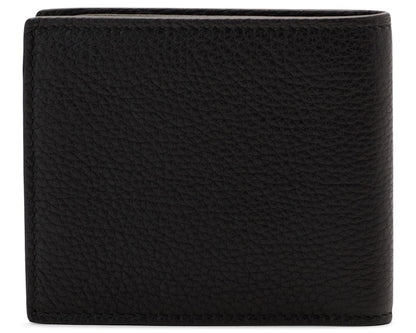 Gucci Print Bifold Wallet Leather (8 Card Slots) Black