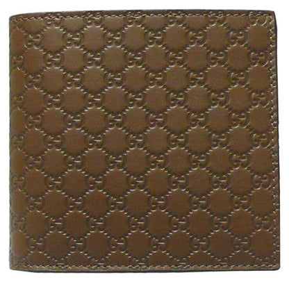 Gucci Bifold Wallet MicroGuccissima with Coin Pouch Brown
