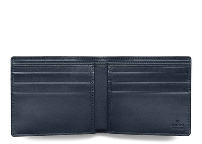 Gucci Bifold Wallet MicroGuccissima Blue