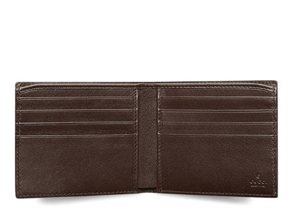 Gucci Bifold Wallet Supreme Web Beige/Ebony