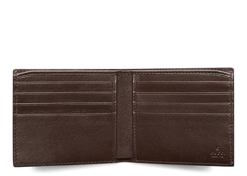 Gucci Bifold Wallet Supreme Web Beige/Ebony