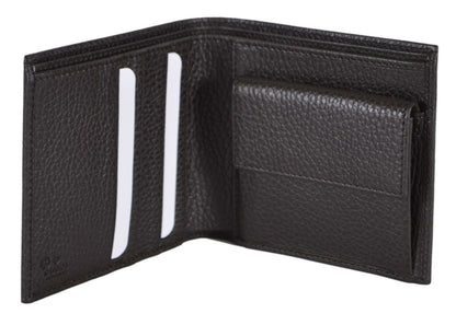 Gucci Bifold Wallet with Coin Pouch GG Supreme Beige Ebony