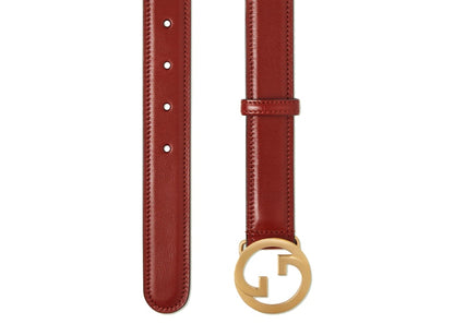Gucci Blondie Belt Ruby Red