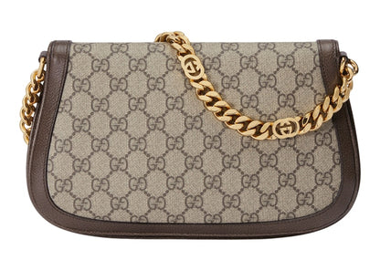 Gucci Blondie Shoulder Bag GG Supreme Beige/Ebony