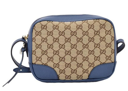 Gucci Bree Camera Bag GG Supreme Blue/Beige