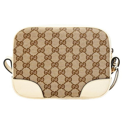 Gucci Bree GG Crossbody Bag Guccissima Beige/White