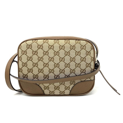 Gucci Bree Messenger GG Supreme Mini Beige/Ebony
