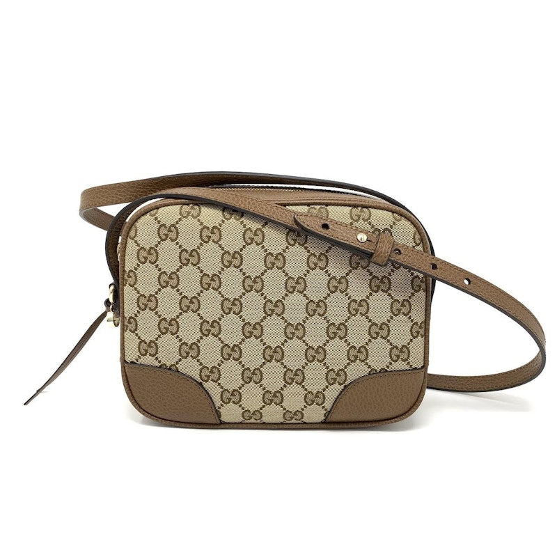 Gucci Bree Messenger GG Supreme Mini Beige/Ebony