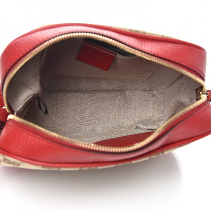 Gucci Bree Messenger GG Supreme Mini Red