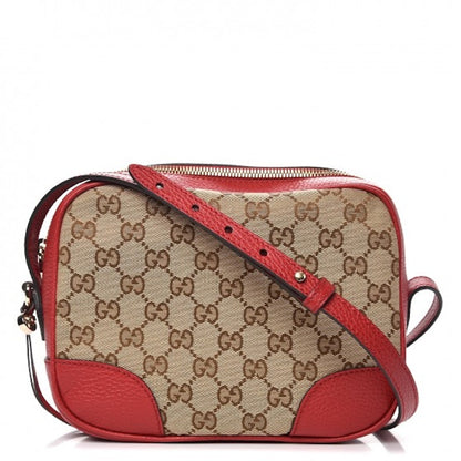 Gucci Bree Messenger GG Supreme Mini Red