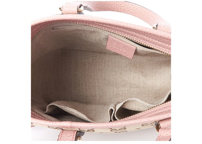 Gucci Bree Monogram GG Canvas Tote Small Beige/Pink
