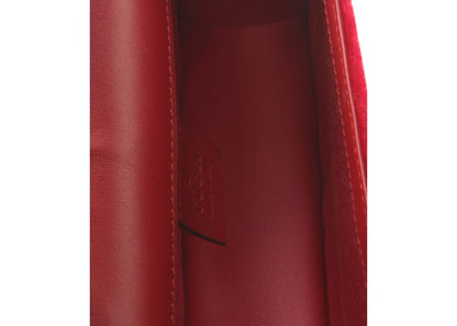 Gucci Broadway Shoulder Bag Velvet Jeweled G Red