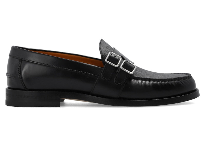 Gucci Buckle Loafer GG Monogram Black