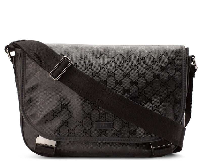 Gucci Buckle Messenger GG Imprime Black