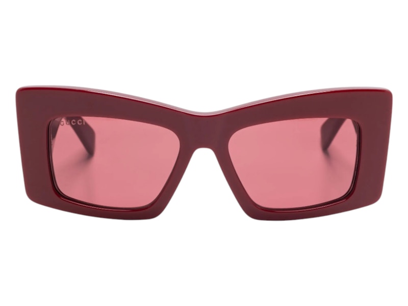 Gucci Butterfly Sunglasses Burgundy Red (GG1842S-005-53)