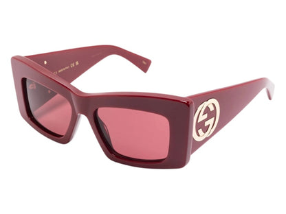 Gucci Butterfly Sunglasses Burgundy Red (GG1842S-005-53)
