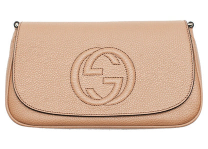 Gucci Camelia Shoulder Bag Rose Beige/Light Tan