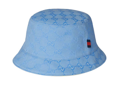 Gucci Canvas Bucket Hat Blue