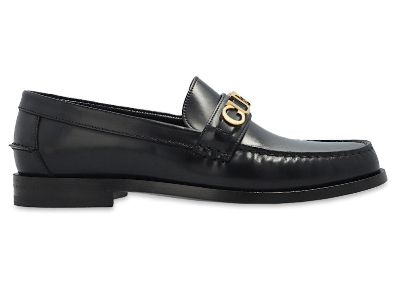 Gucci Cara Logo Snaffle Loafer Black