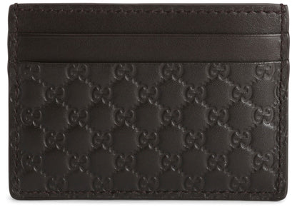 Gucci Microguccissima Card Case Black