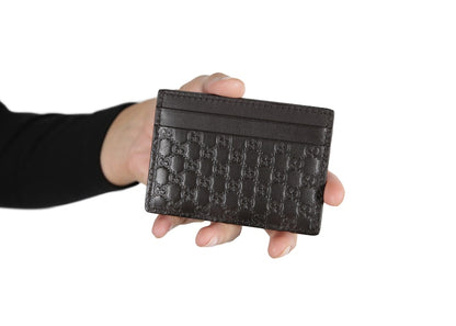 Gucci Microguccissima Card Case Black