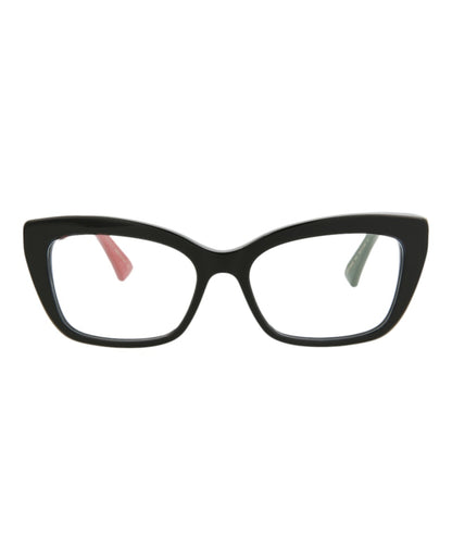 Gucci Cat Eye Eyeglasses Black/Black/Transparent (GG0165ON-30013218-006)