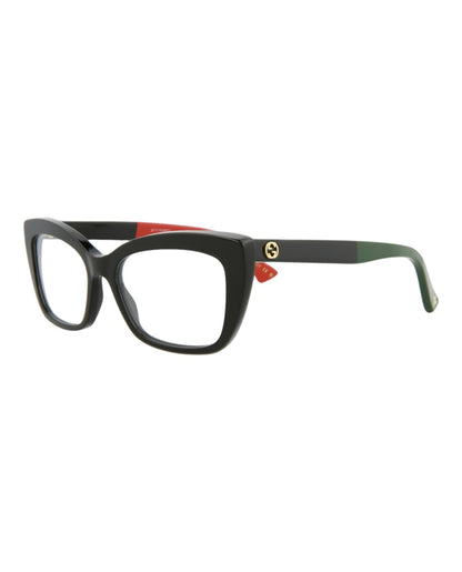 Gucci Cat Eye Eyeglasses Black/Black/Transparent (GG0165ON-30013218-006)