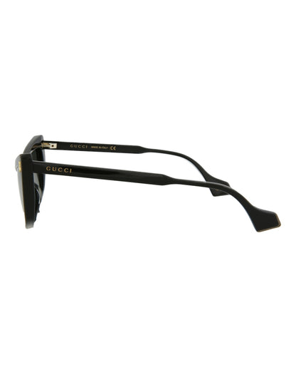 Gucci Cat Eye-Frame Acetate Sunglasses Black/Black/Grey (GG0626S-30008359-001)