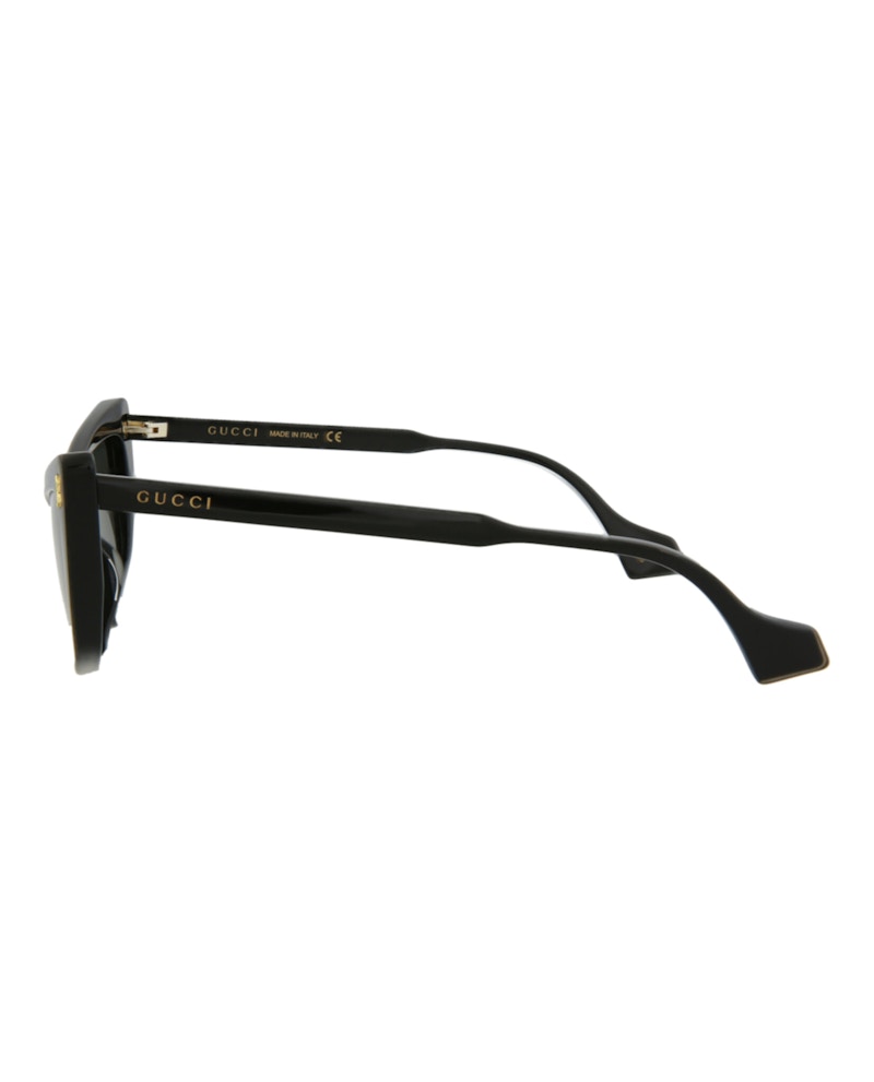 Gucci Cat Eye-Frame Acetate Sunglasses Black/Black/Grey (GG0626S-30008359-001)