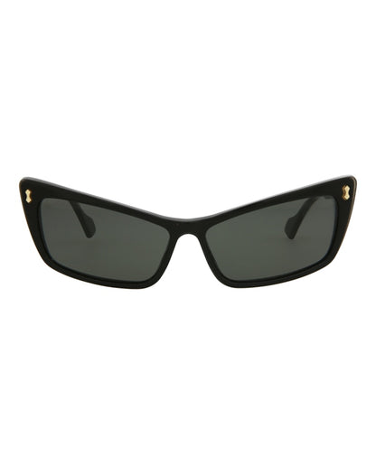 Gucci Cat Eye-Frame Acetate Sunglasses Black/Black/Grey (GG0626S-30008359-001)