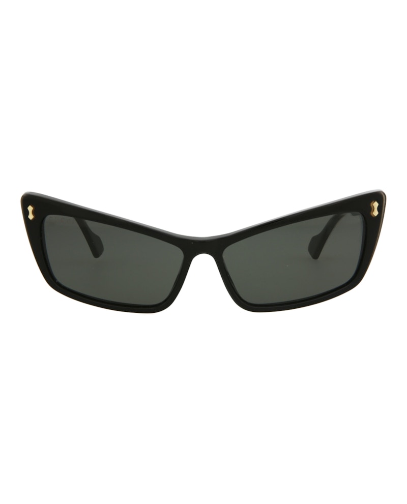 Gucci Cat Eye-Frame Acetate Sunglasses Black/Black/Grey (GG0626S-30008359-001)