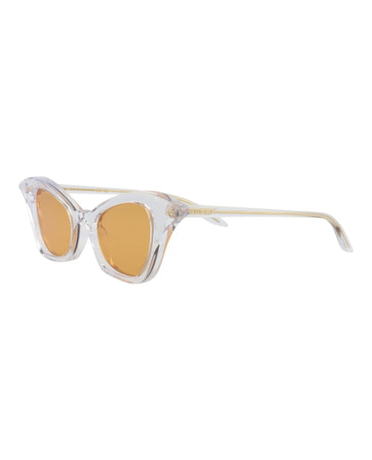 Gucci Cat Eye-Frame Acetate Sunglasses Crystal Crystal Orange (GG0707S-30008737-004)