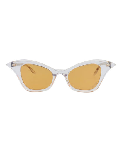 Gucci Cat Eye-Frame Acetate Sunglasses Crystal Crystal Orange (GG0707S-30008737-004)