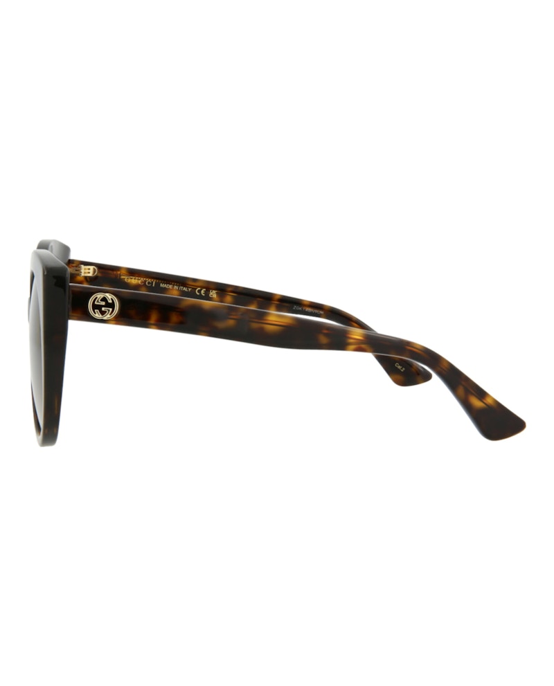 Gucci Cat Eye-Frame Acetate Sunglasses Havana/Havana/Brown (GG0325S-30002854-002)