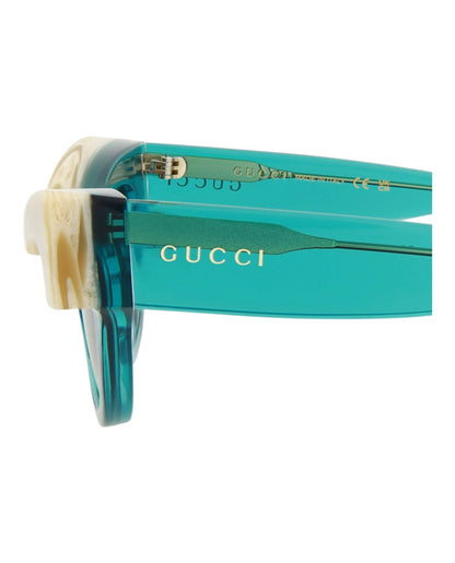 Gucci Cat Eye-Frame Acetate Sunglasses Light Blue Light Blue Grey (GG1167S-30012958-004)