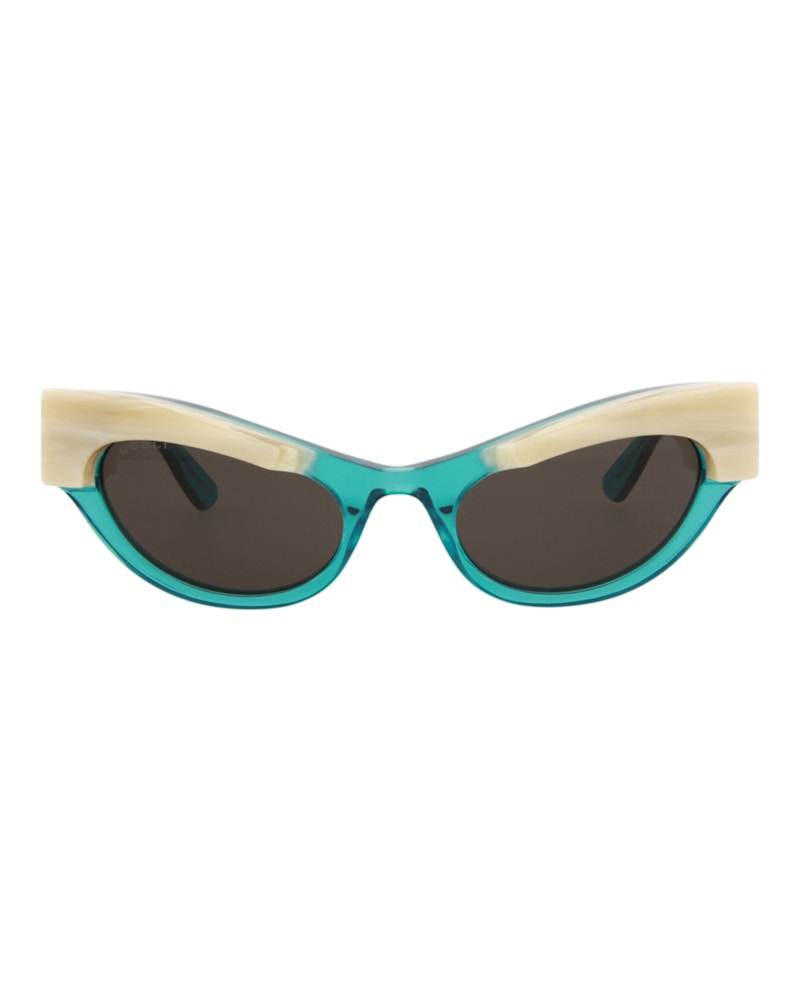 Gucci Cat Eye-Frame Acetate Sunglasses Light Blue Light Blue Grey (GG1167S-30012958-004)