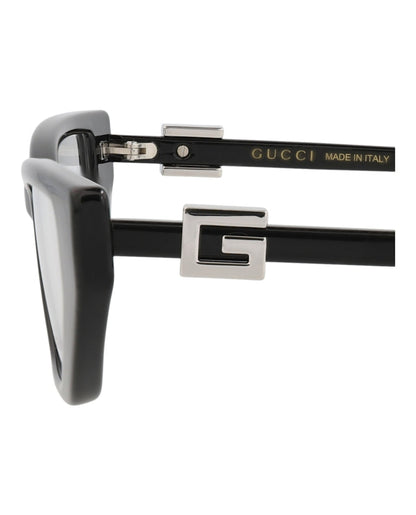 Gucci Cat Eye-Frame Injection Optical Frames Black Black Transparent (GG1683O-30015473-001)