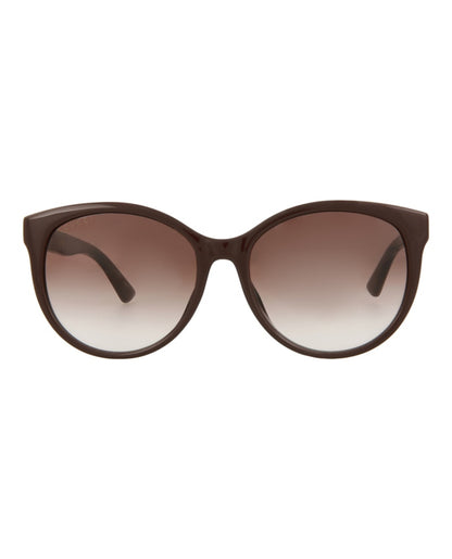 Gucci Cat Eye-Frame Injection Sunglasses Brown Brown Brown (GG0636SK-30008627-003)
