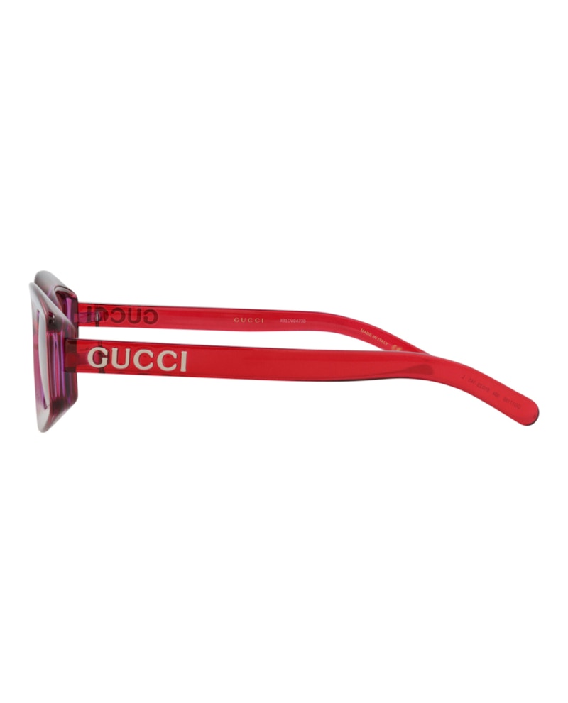 Gucci Cat Eye-Frame Injection Sunglasses Red Red Violet (GG1719S-30015508-004)