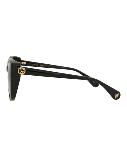 Gucci Cat Eye-Frame Injection Sunglasses Shiny Black (GG0369S-30006036-001)