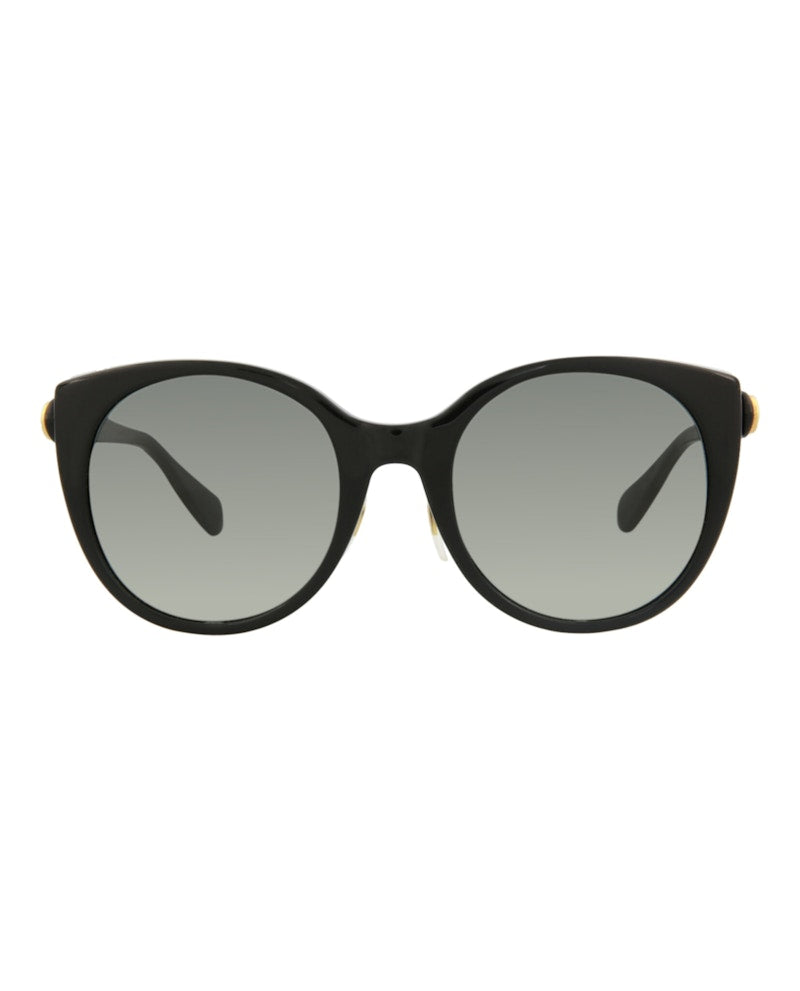 Gucci Cat Eye-Frame Injection Sunglasses Shiny Black (GG0369S-30006036-001)