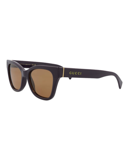 Gucci Cat Eye-Frame Injection Sunglasses Violet Violet Brown (GG1133S-30012706-002)