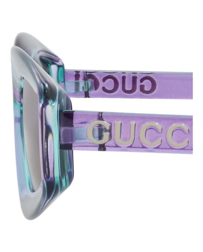 Gucci Cat Eye-Frame Injection Sunglasses Violet Violet Brown (GG1719S-30015508-003)