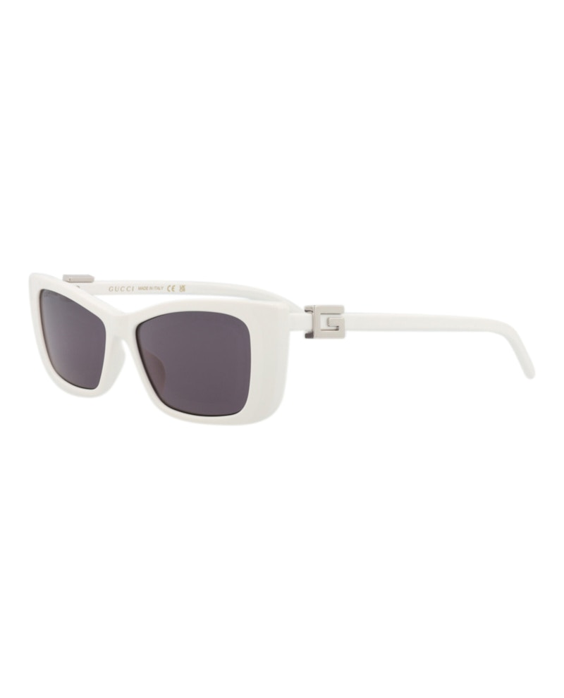 Gucci Cat Eye-Frame Injection Sunglasses White White Grey (GG1681S-30015472-006)